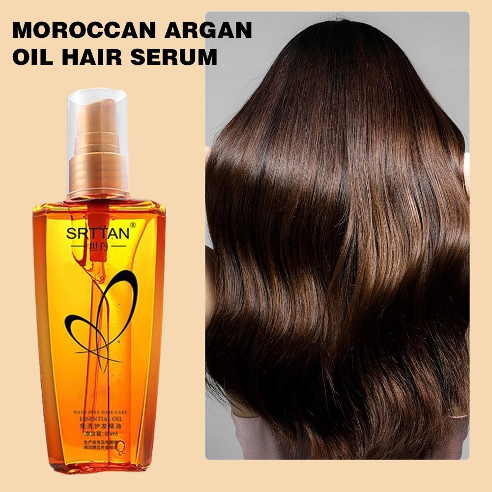 Split End Repair Serum - Marokkanisches Arganöl-Haarserum, leichter Haarölnebel für Spliss,