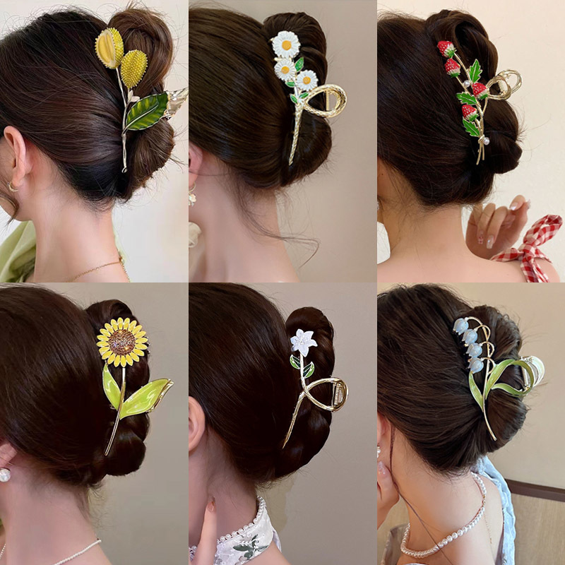 Hair Clip Claw Large - Neue süße Blume Haar Kralle Clip
