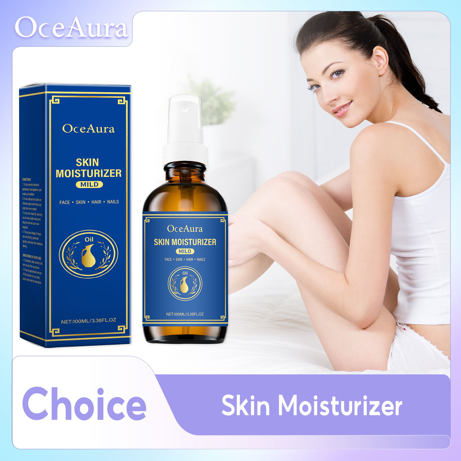 Hair Care Olive Oil - Feuchtigkeitsspendendes Olivenöl für Haare, Nägel, Hautpflege,