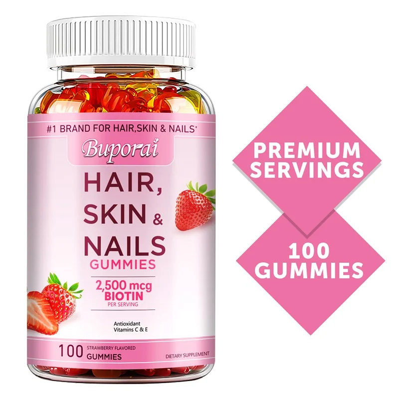 Hair Care Gummies - Haar-, Haut- und Nagelgummis – Unterstützt