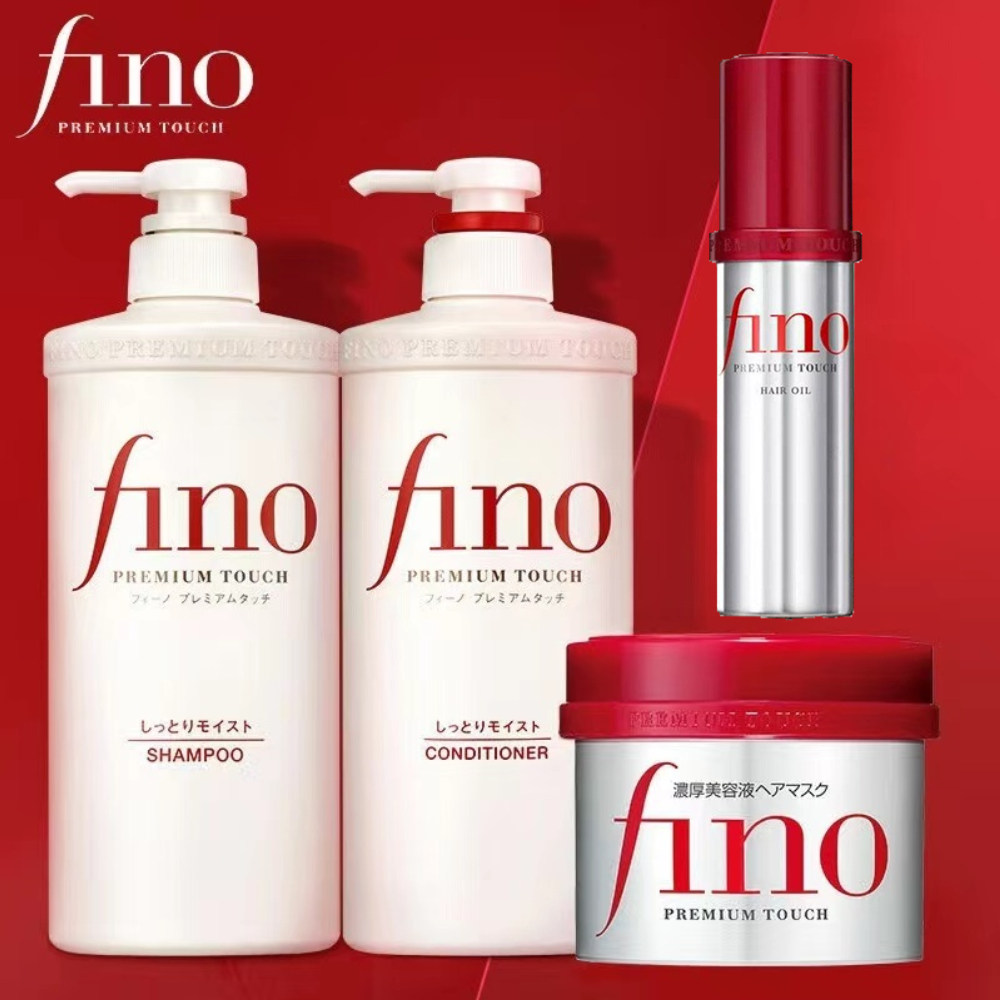 Hair Care Fino - Fino Premium Touch Haarpflege-Set - 550ml