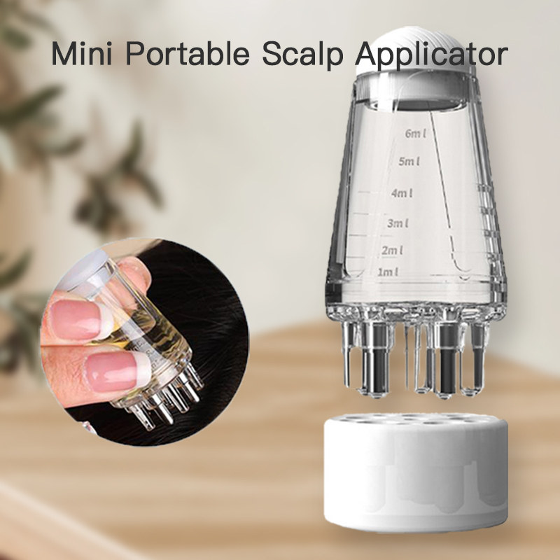 Hair Care Serum - Mini Tragbare Kopfhaut Applikator Flüssigkeit Kamm