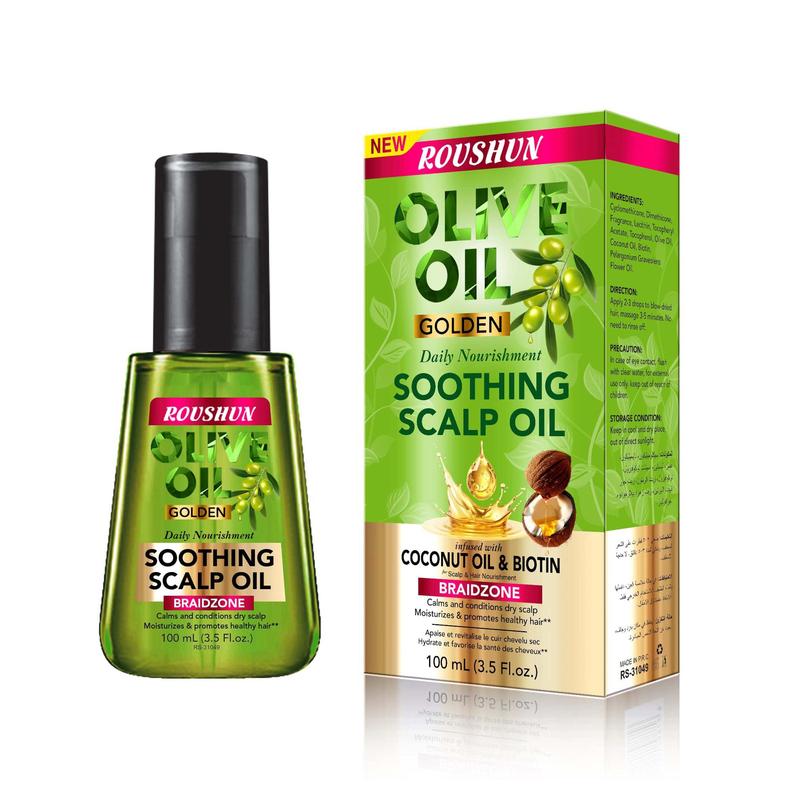 Hair Care Olive Oil - 100ml Olivenöl Kopfhautöl Glättend, Feuchtigkeitsspendend, Duftbeständig,