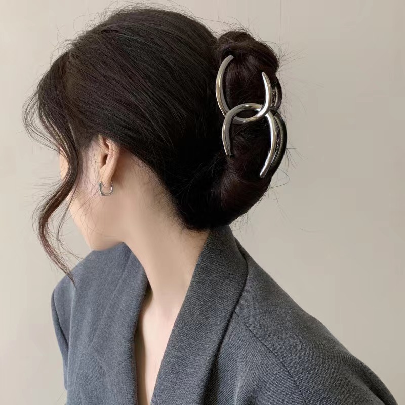 Hair Clip Claw Large - Metall große Haarklammern Krabben Haarspangen Frauen