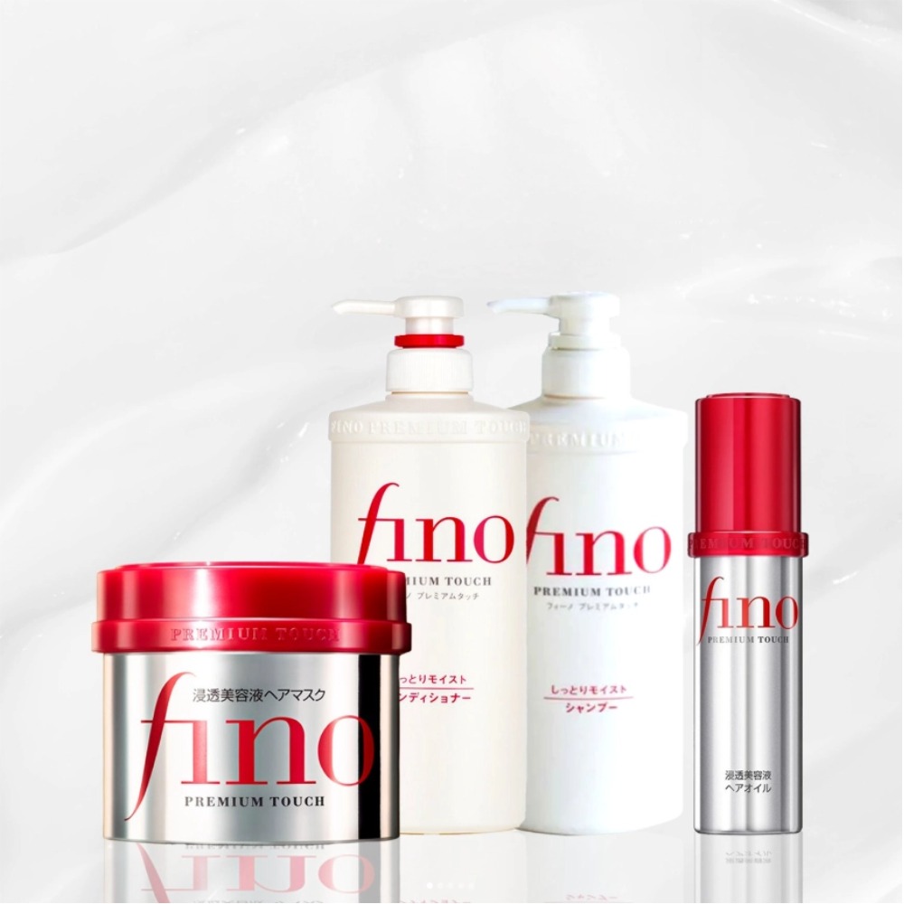 Hair Care Fino - Fino Haarpflege-Shampoo, Conditioner, Haarmaske, Ölreinigung und