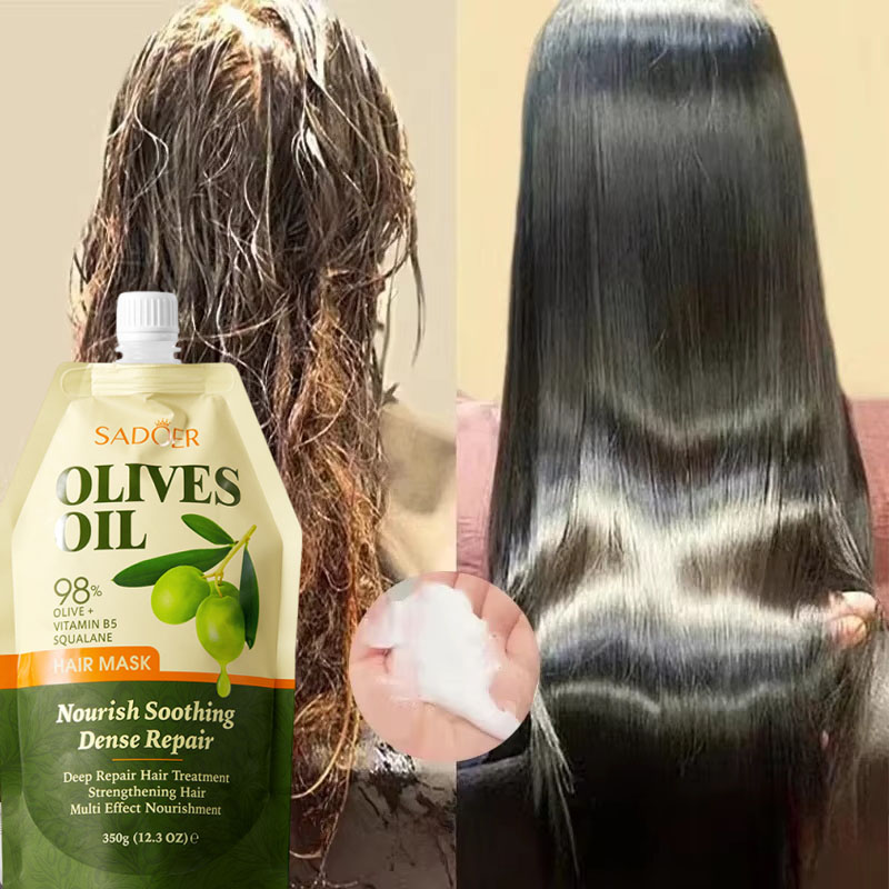 Hair Care Olive Oil - Magische Keratin-Haarmaske mit Olivenöl, 5 Sekunden
