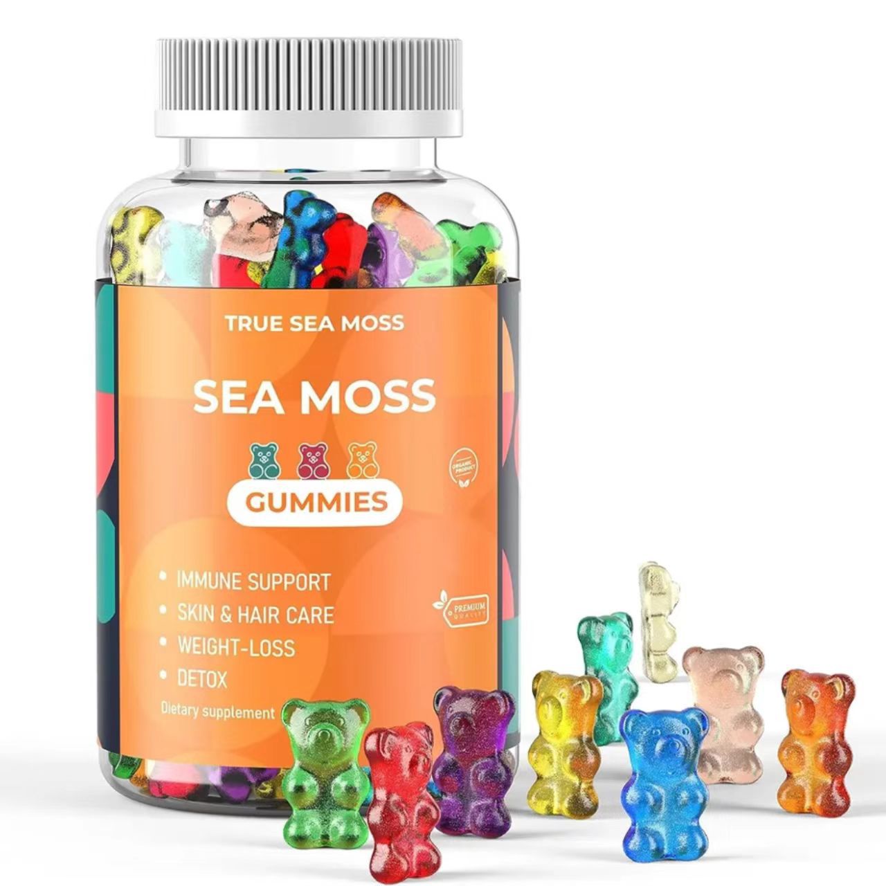 Hair Care Gummies - Meeresmoos-Gummibärchen Immununterstützung Haut- & Haarpflege Entgiftung