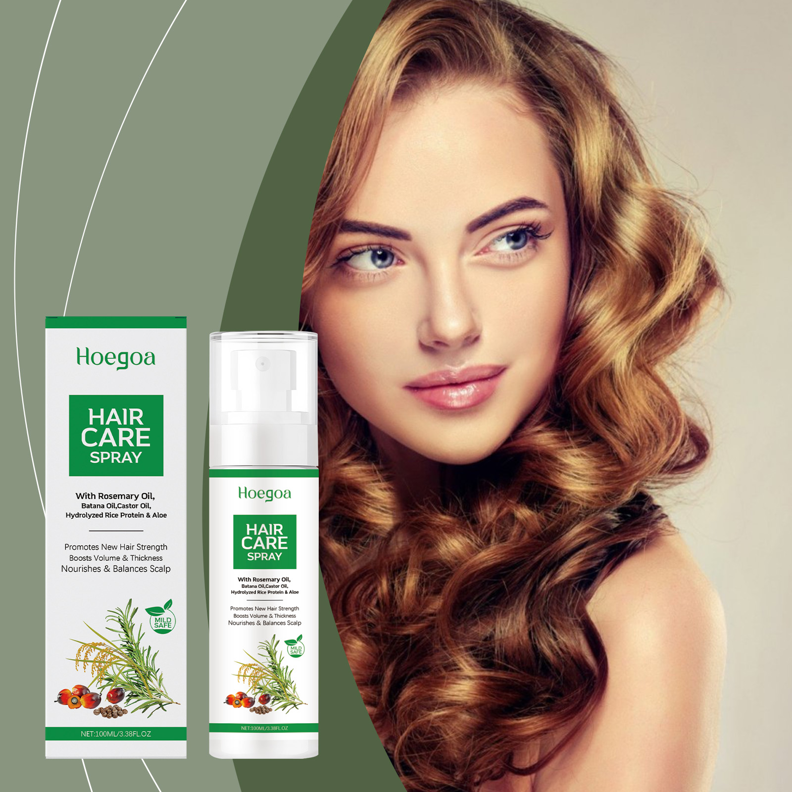 Hair Care Products - Hoegoa Kopfhautpflege-Essenzspray Milde Pflege für trockene
