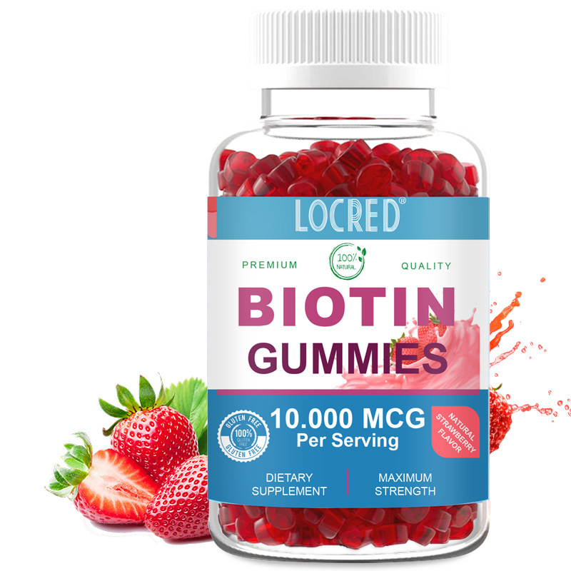 Hair Care Gummies - Biotin-Gummibärchen für Haarwachstum, Haarpflege, ausgewogene Ernährung,