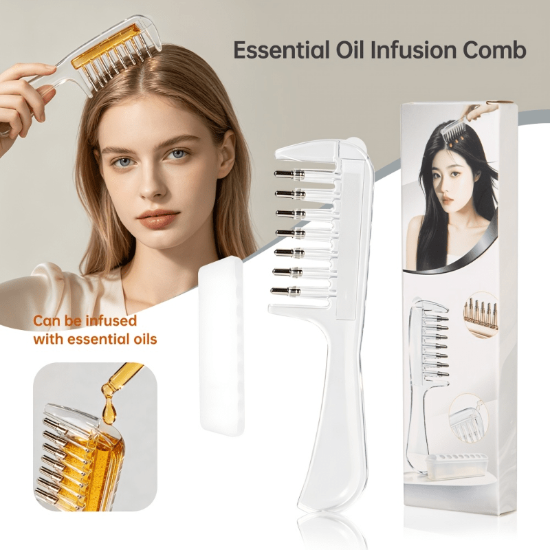 Transparenter Haarkamm mit äth – Hair Care Serum Bewertung und Preis
