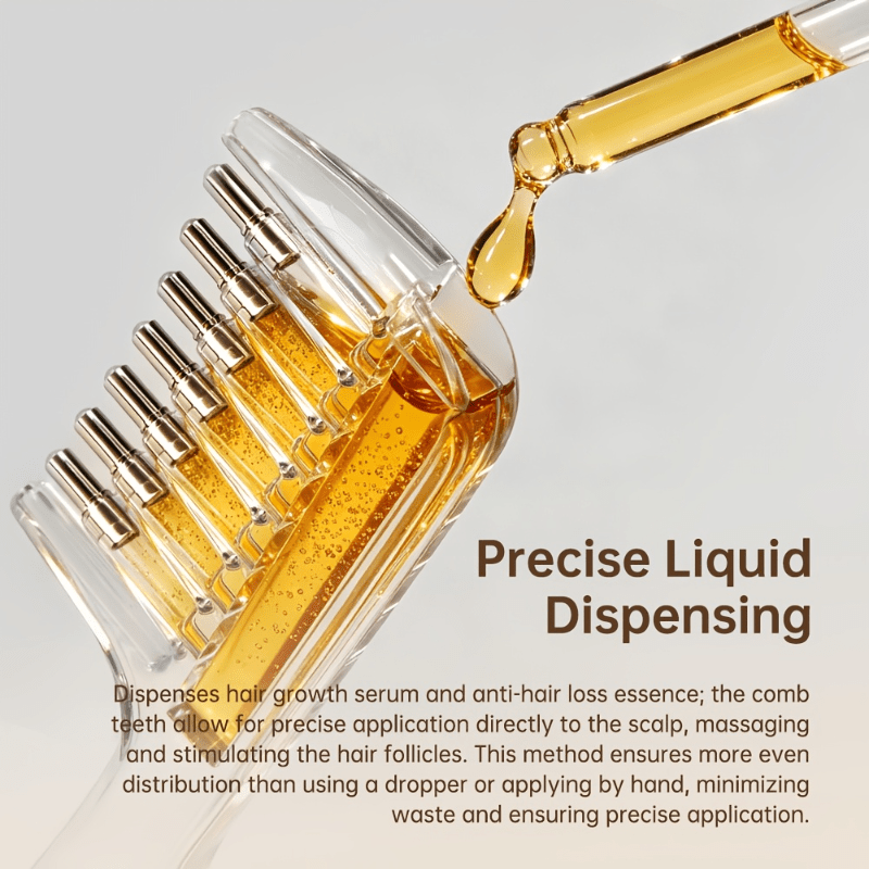 Transparenter Haarkamm mit äth – Hair Care Serum Bewertung und Preis
