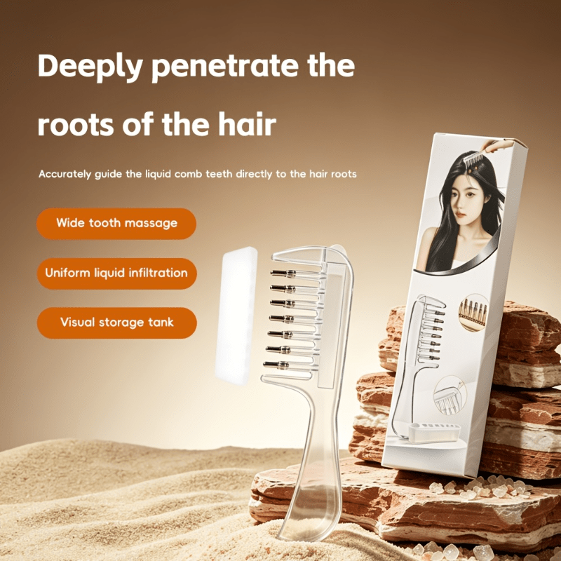 Transparenter Haarkamm mit äth – Hair Care Serum Bewertung und Preis