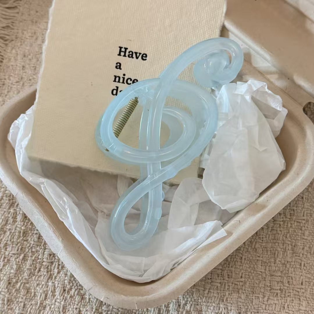 2 Stück Elegante Blaue Gelee-H – Hair Clip Claw Large Bewertung und Preis