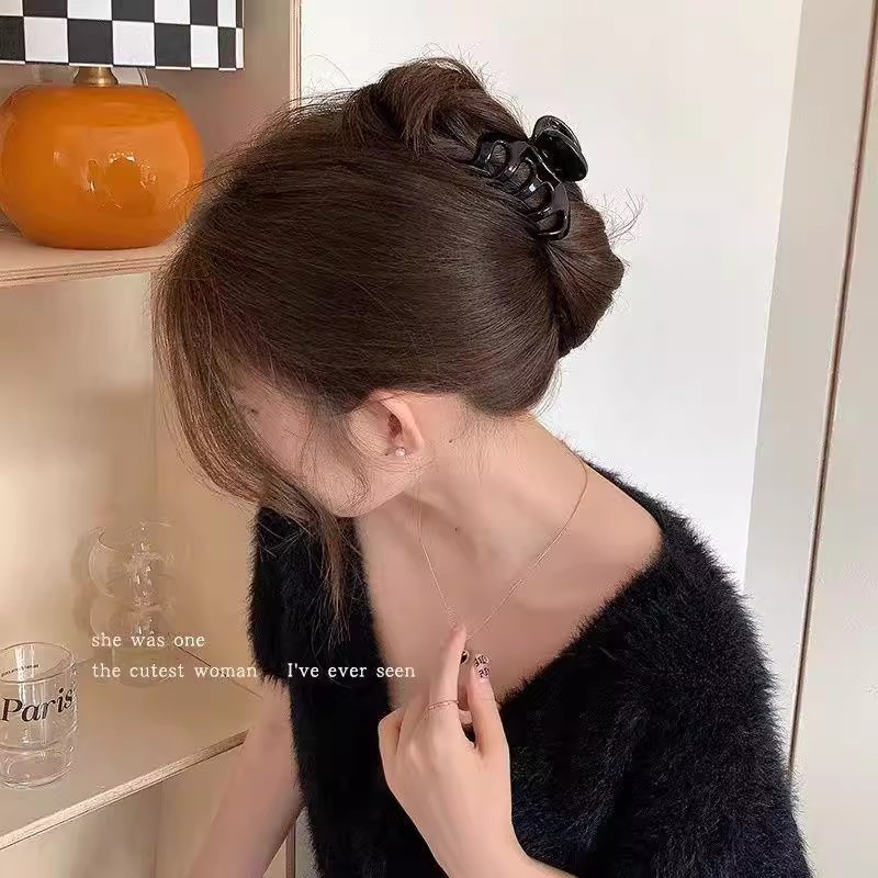 Elegante, solide kleine Kürbis – Hair Clip Claw Large Bewertung und Preis