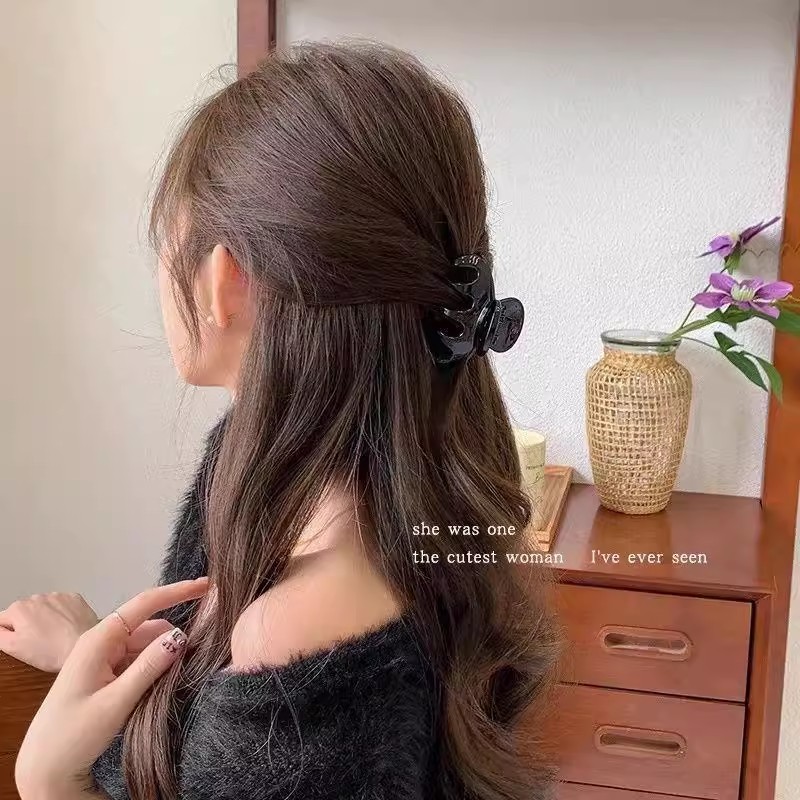 Elegante, solide kleine Kürbis – Hair Clip Claw Large Bewertung und Preis