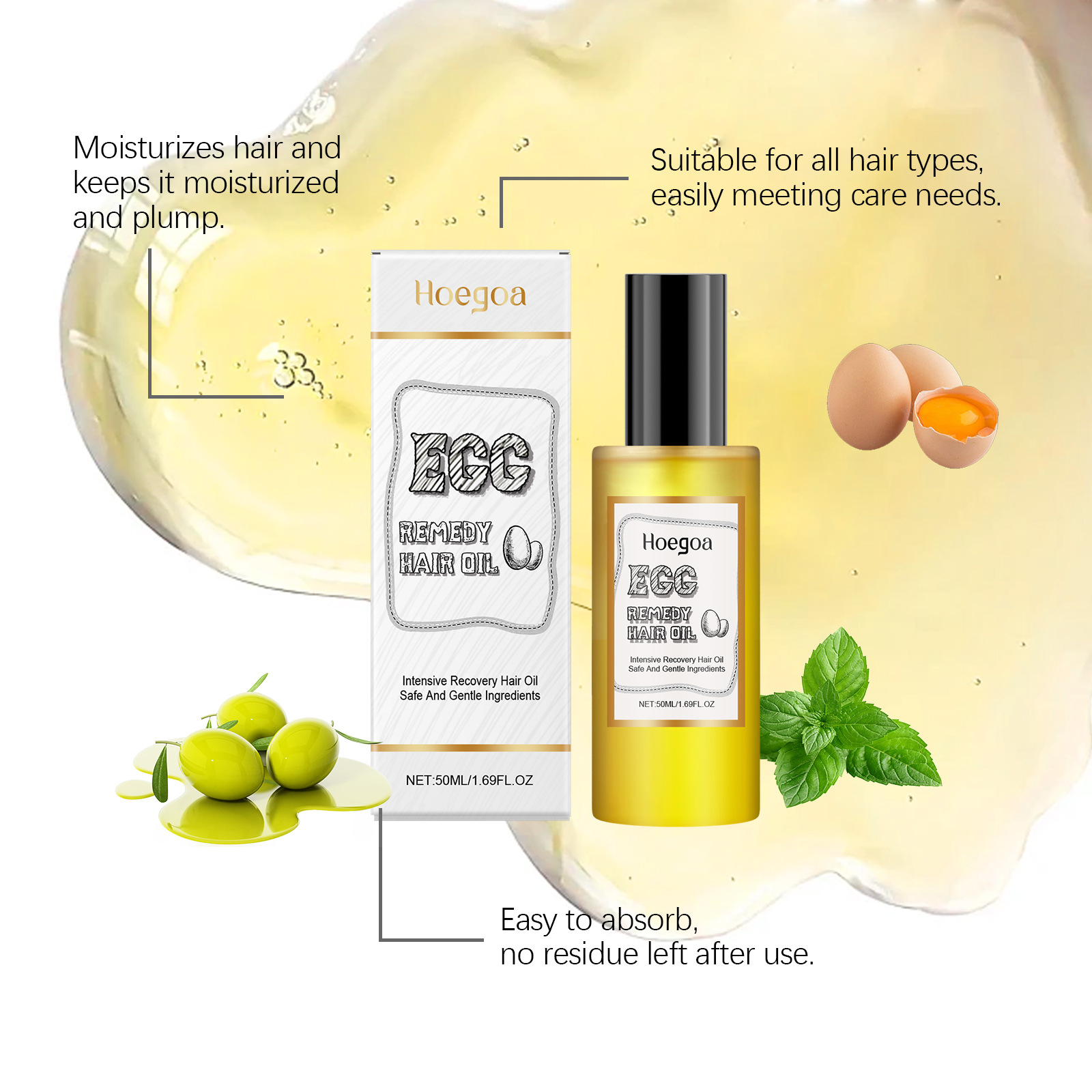 Eierheilmittel-Haaröl stellt w – Hair Care Products Bewertung und Preis