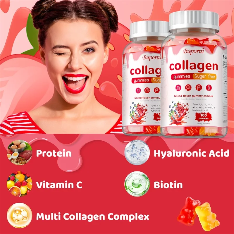 Multi-Kollagen-Gummibärchen -  – Hair Care Gummies Bewertung und Preis