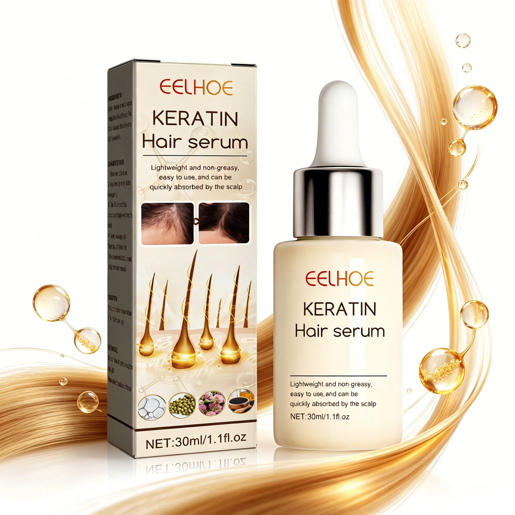 Dichtes Haar-Essenzöl, stärkt  – Split End Repair Serum Bewertung und Preis