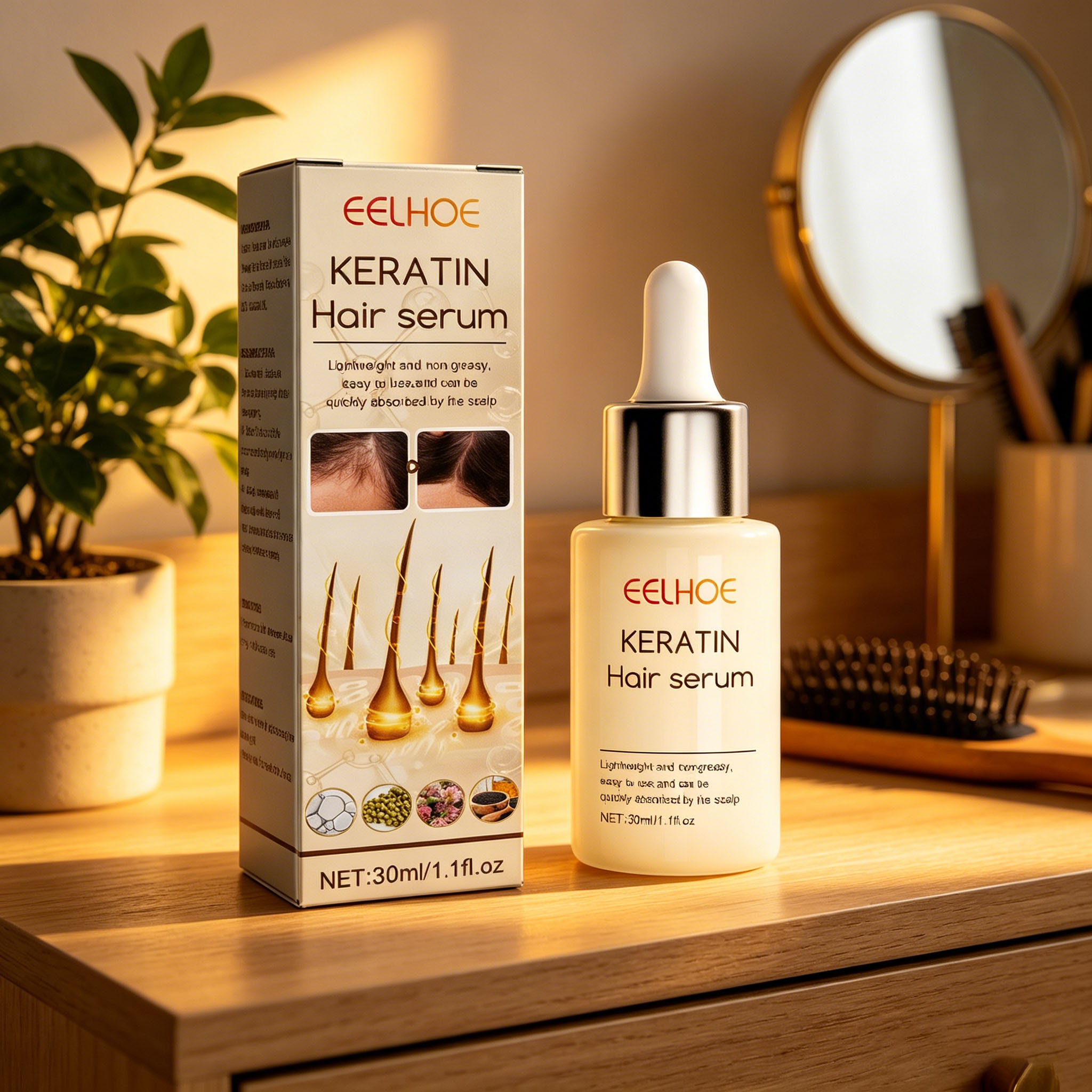 Dichtes Haar-Essenzöl, stärkt  – Split End Repair Serum Bewertung und Preis