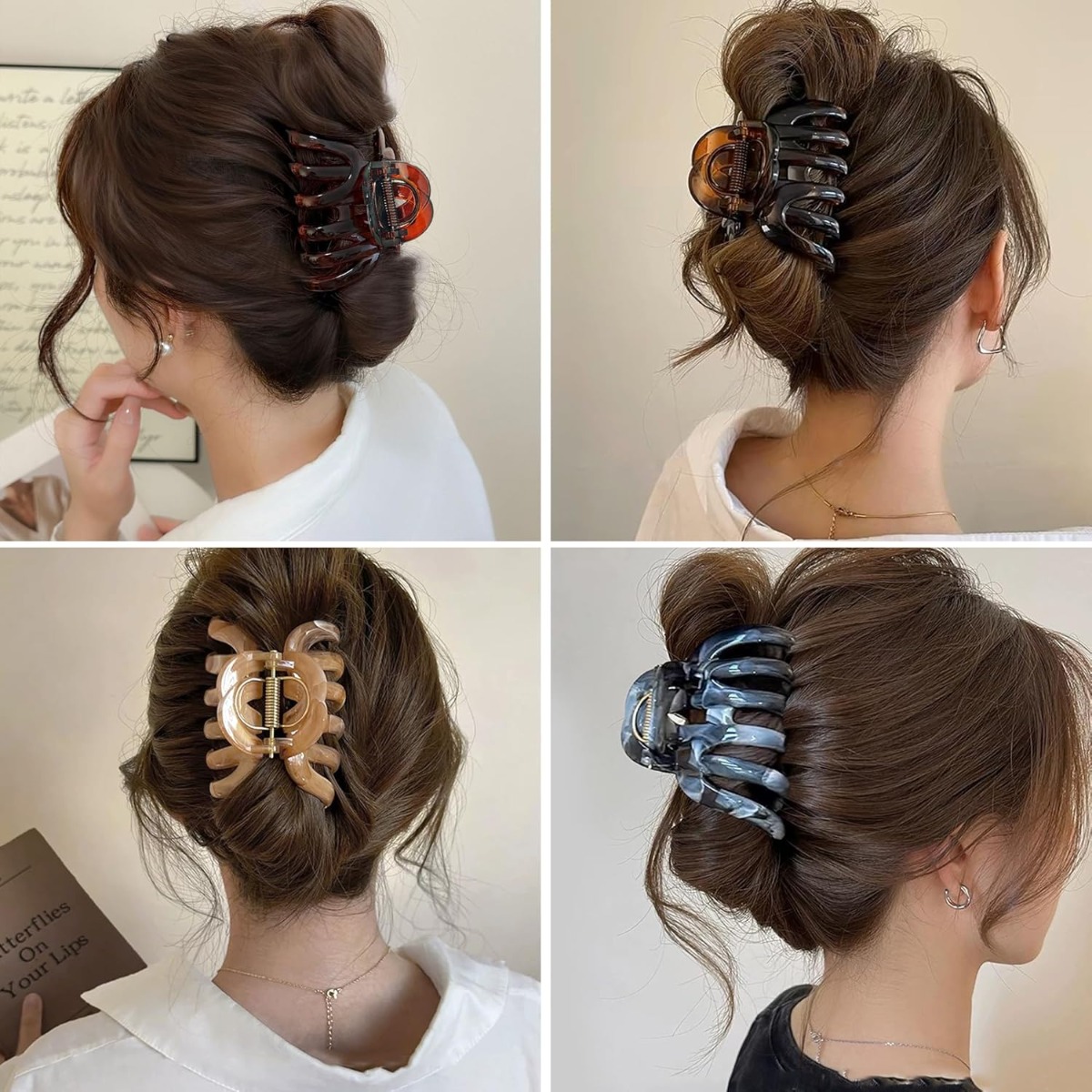 2 Stück Schildpatt-Haarklammer – Hair Clip Claw Large Bewertung und Preis