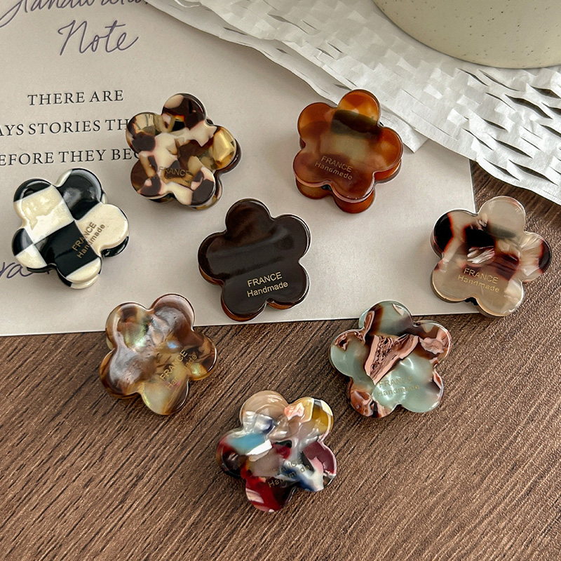 8 Stück/Set Niedliche Blumen-H – Hair Clip Claw Large Bewertung und Preis