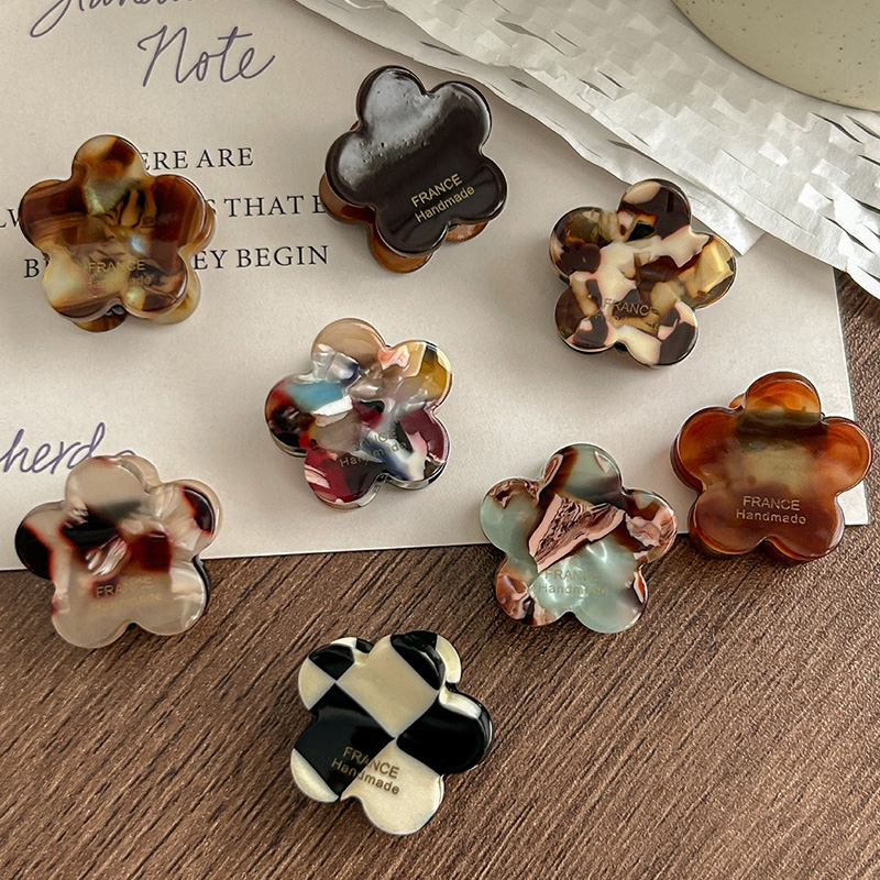 8 Stück/Set Niedliche Blumen-H – Hair Clip Claw Large Bewertung und Preis