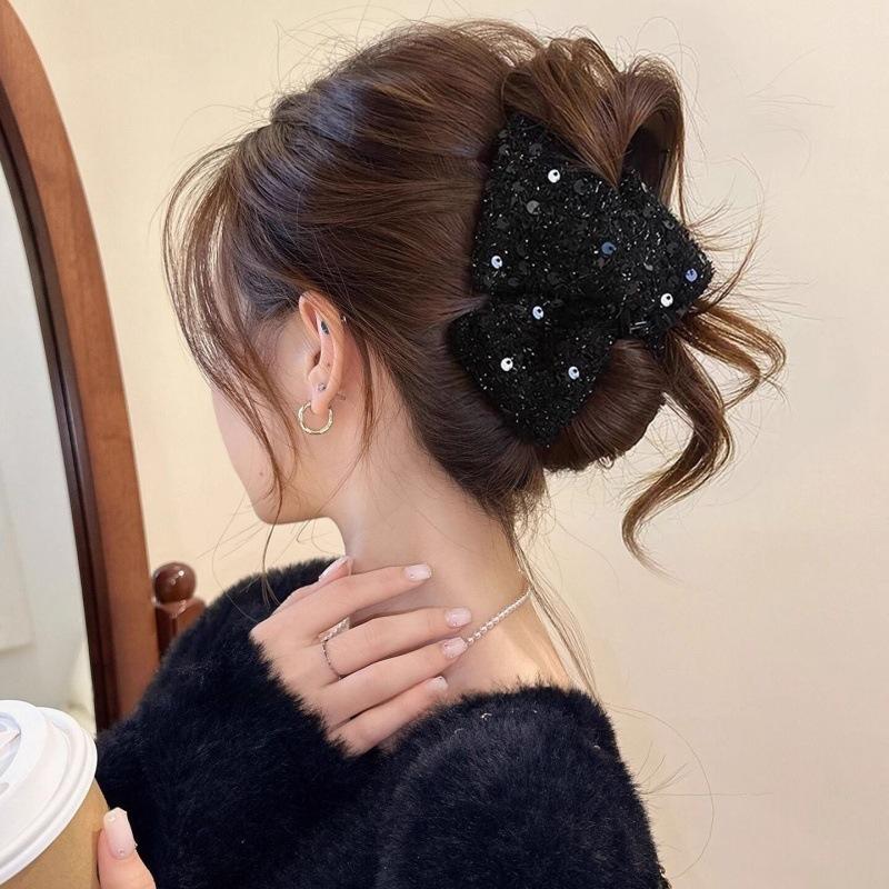 Pailletten-Schleifen-Haarklamm – Hair Clip Claw Large Bewertung und Preis